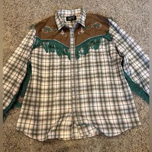 Men’s Buckeroo 3XL western pearl snap shirt 3XL